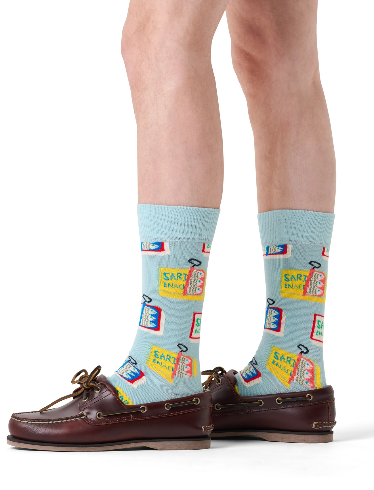 Happy Socks Sardine Tin Sock, 41-46, Blue, Sokker > Almindelige Sokker, Herre