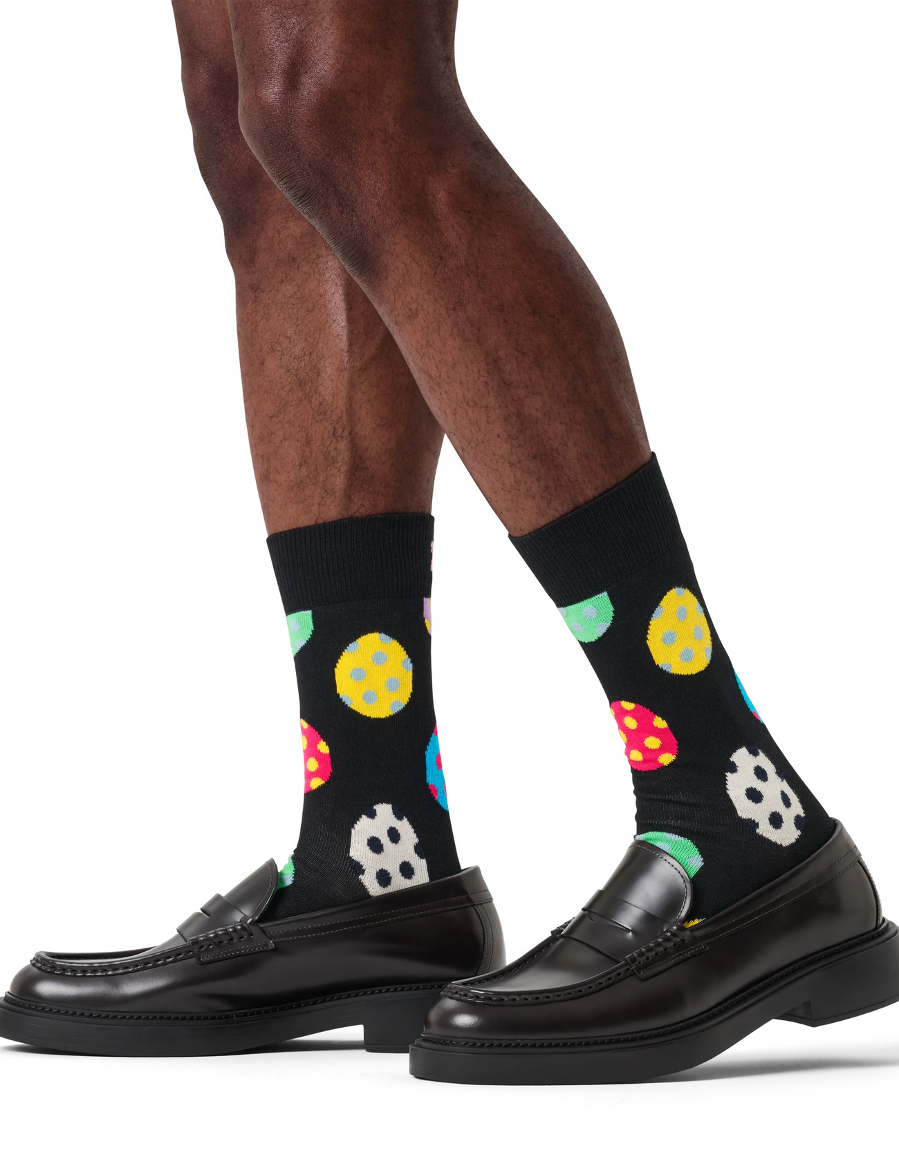 Happy Socks Easter Egg Sock, 41-46, Black, Sokker > Almindelige Sokker, Herre