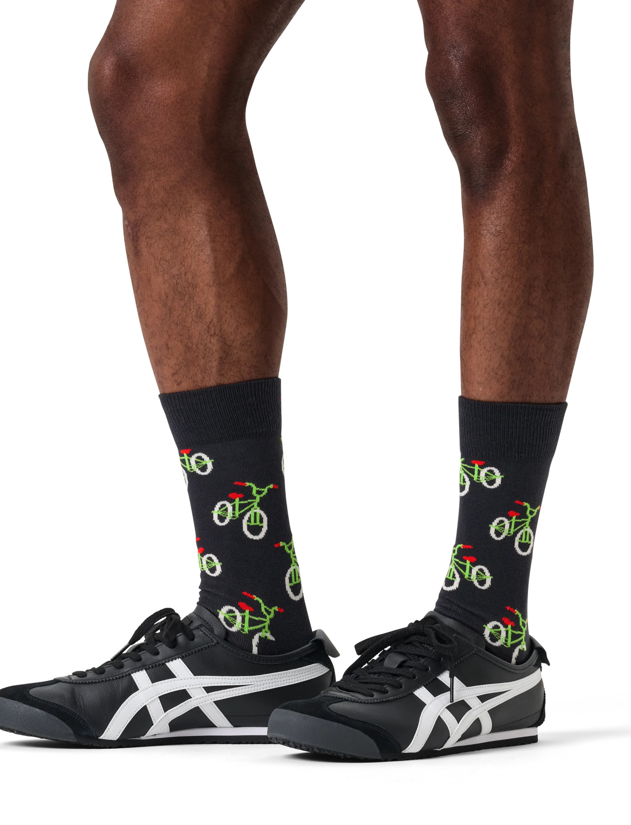 Happy Socks Trick Bike Sock, 41-46, Black, Sokker > Almindelige Sokker, Herre