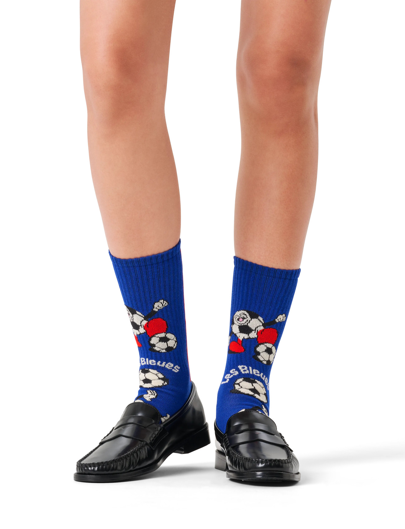Happy Socks World Cup France Sneaker Sock, 41-46, Blue, Sokker > Almindelige Sokker, Herre