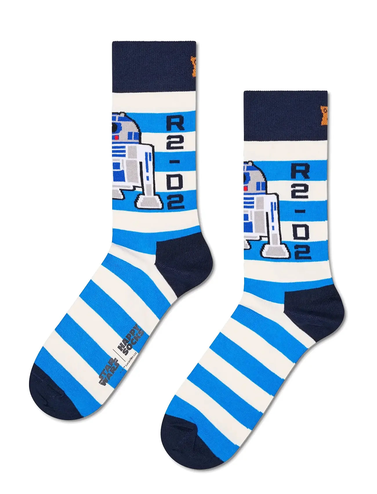 Happy Socks Star Wars R2-D2 Sock, 41-46, Blue, Sokker > Almindelige Sokker, Herre