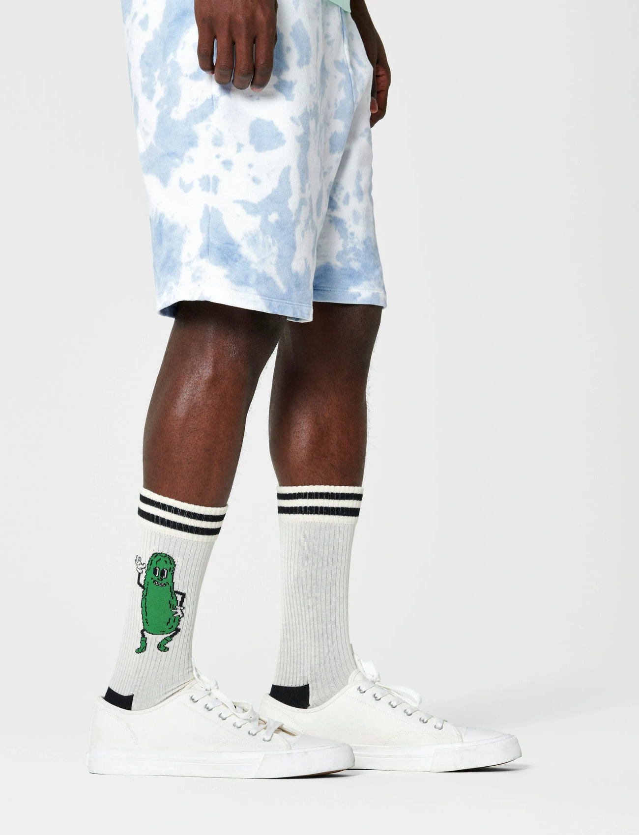Happy Socks Pickles Sock, 41-46, White, Sokker > Almindelige Sokker, Dame