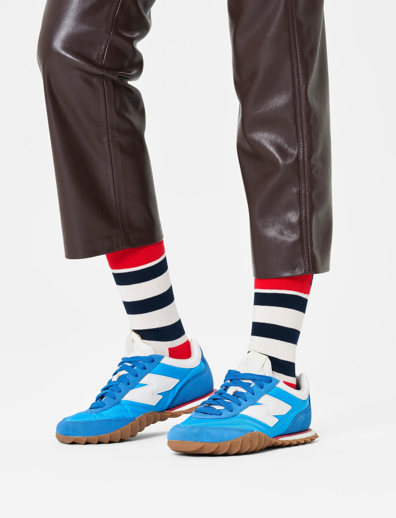 Happy Socks Stripe Sock, 41-46, Red, Sokker > Almindelige Sokker, Dame