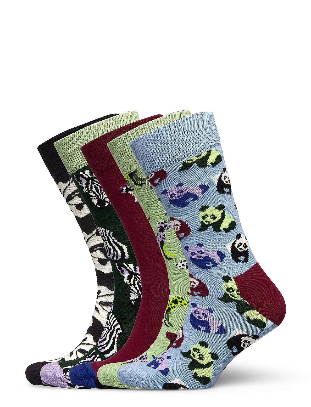 Animal Gift Set 5-Pack Underwear Socks Regular Socks Monivärinen/Kuvioitu Happy Socks