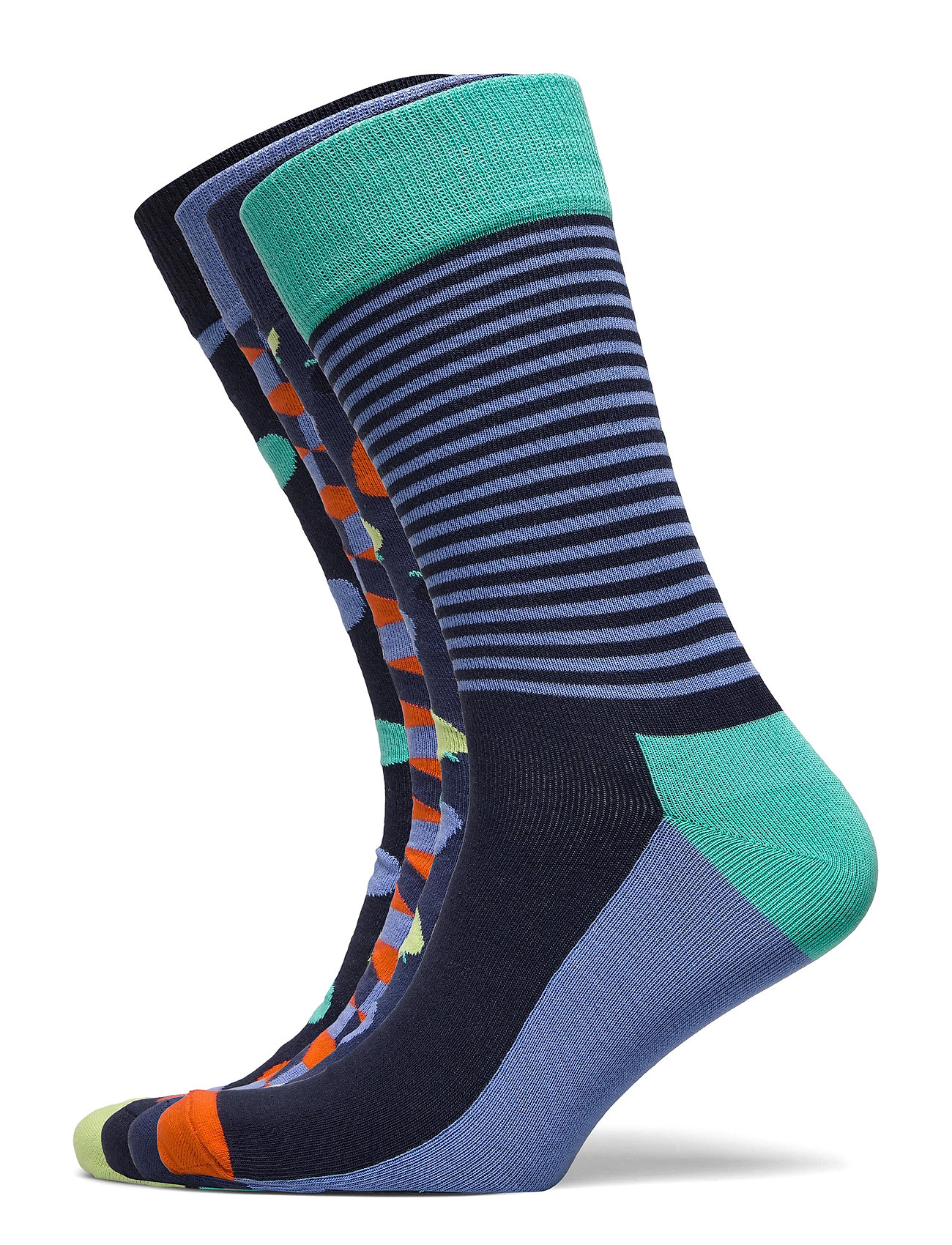 Big Dot 4-Pack Gift Box Underwear Socks Regular Socks Monivärinen/Kuvioitu Happy Socks