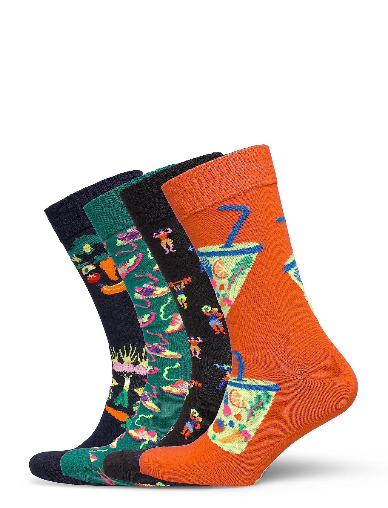Stay Fresh Gift Set 4-Pack Underwear Socks Regular Socks Sininen Happy Socks