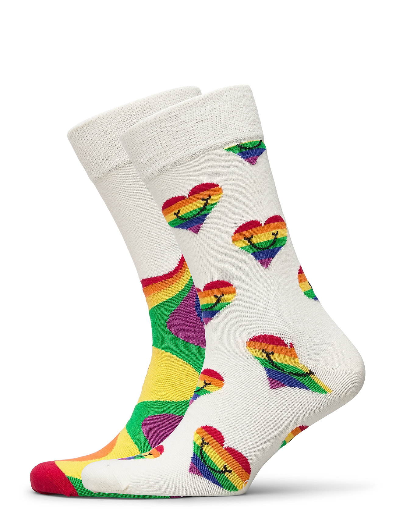 2-Pack Pride Socks Gift Set Underwear Socks Regular Socks Monivärinen/Kuvioitu Happy Socks