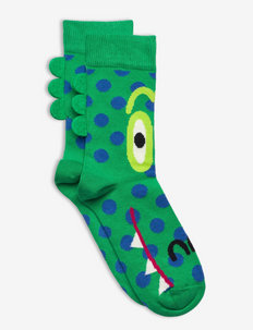 Kids Crocodile Sock - socks - medium blue
