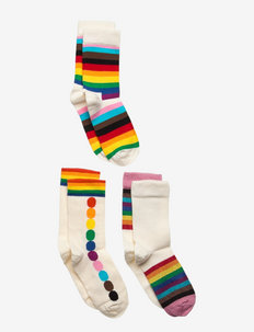 3-Pack Pride Socks Gift Set - chaussettes - white/multi