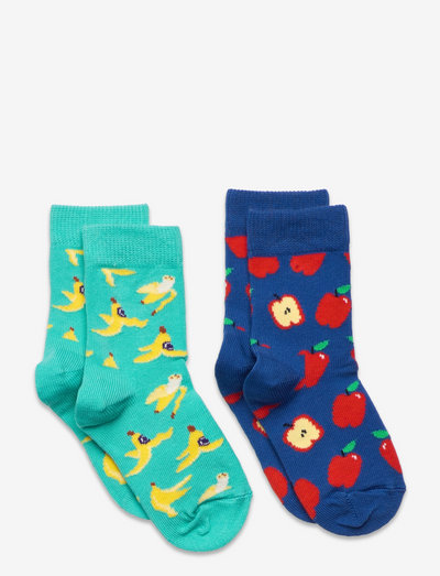 2-pack Kids Fruit Socks - chaussettes - medium blue