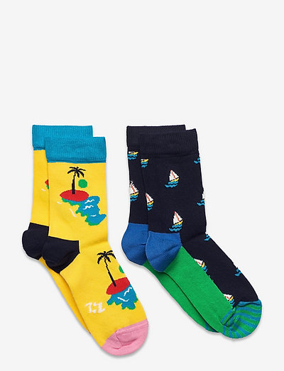 2-pack Kids Island In The Sun Socks - chaussettes - dark blue/navy