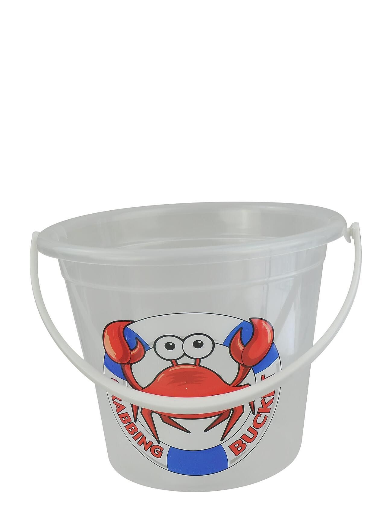 Happy Summer Crab Bucket Xl 8,5L - H: 23,5Cm Patterned Happy Summer