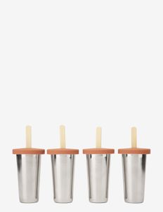 Ice lolly makers 4-pack - eiscreme-formen - terracotta