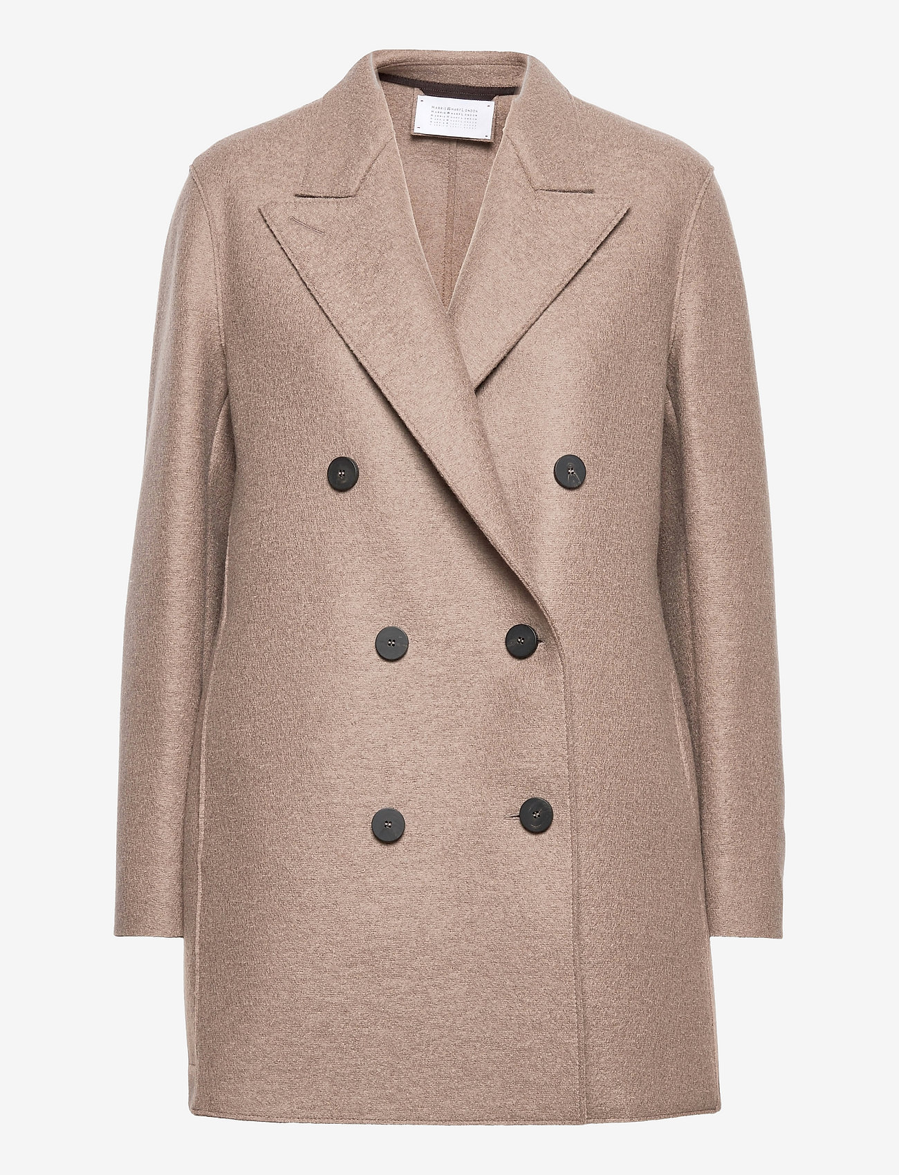 taupe peacoat