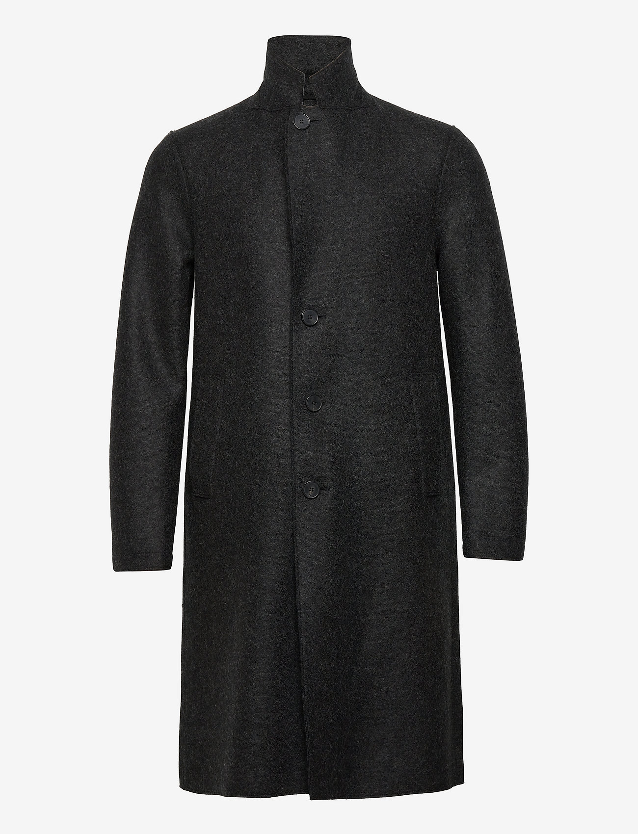 Harris Wharf London - Men Overcoat Pressed Wool - manteaux de laine - anthracite - 2
