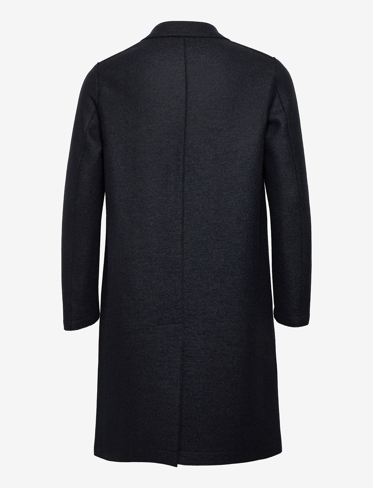 Harris Wharf London - Men Overcoat Pressed Wool - manteaux de laine - dark blue - 1