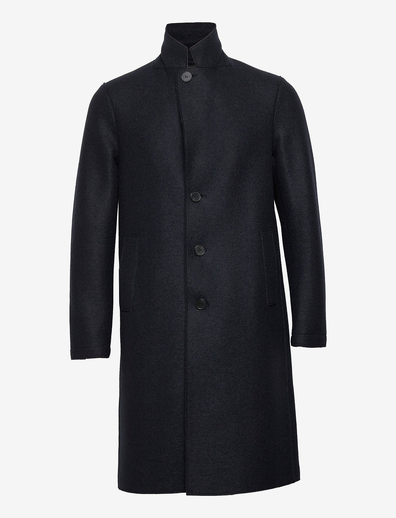 Harris Wharf London - Men Overcoat Pressed Wool - manteaux de laine - dark blue - 2