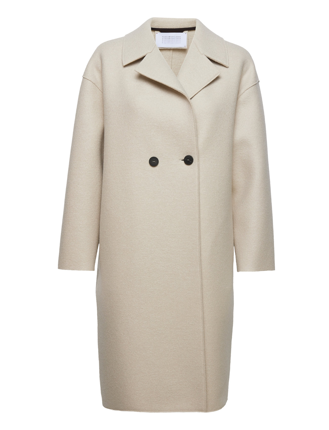 Harris Wharf London Women Dropped Shoulder D.b. Coat Pressed Wool ...