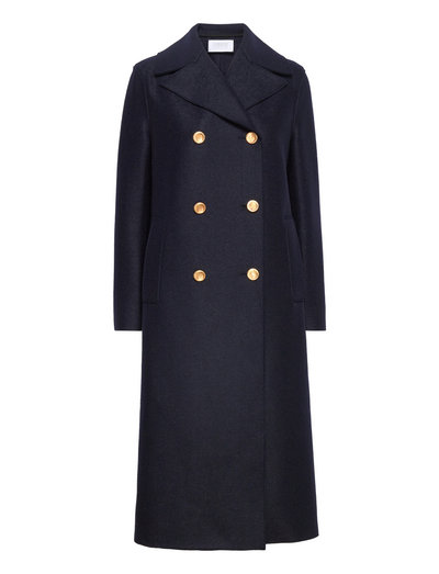 Harris Wharf London Women Military Coat With Golden Buttons Pressed ...