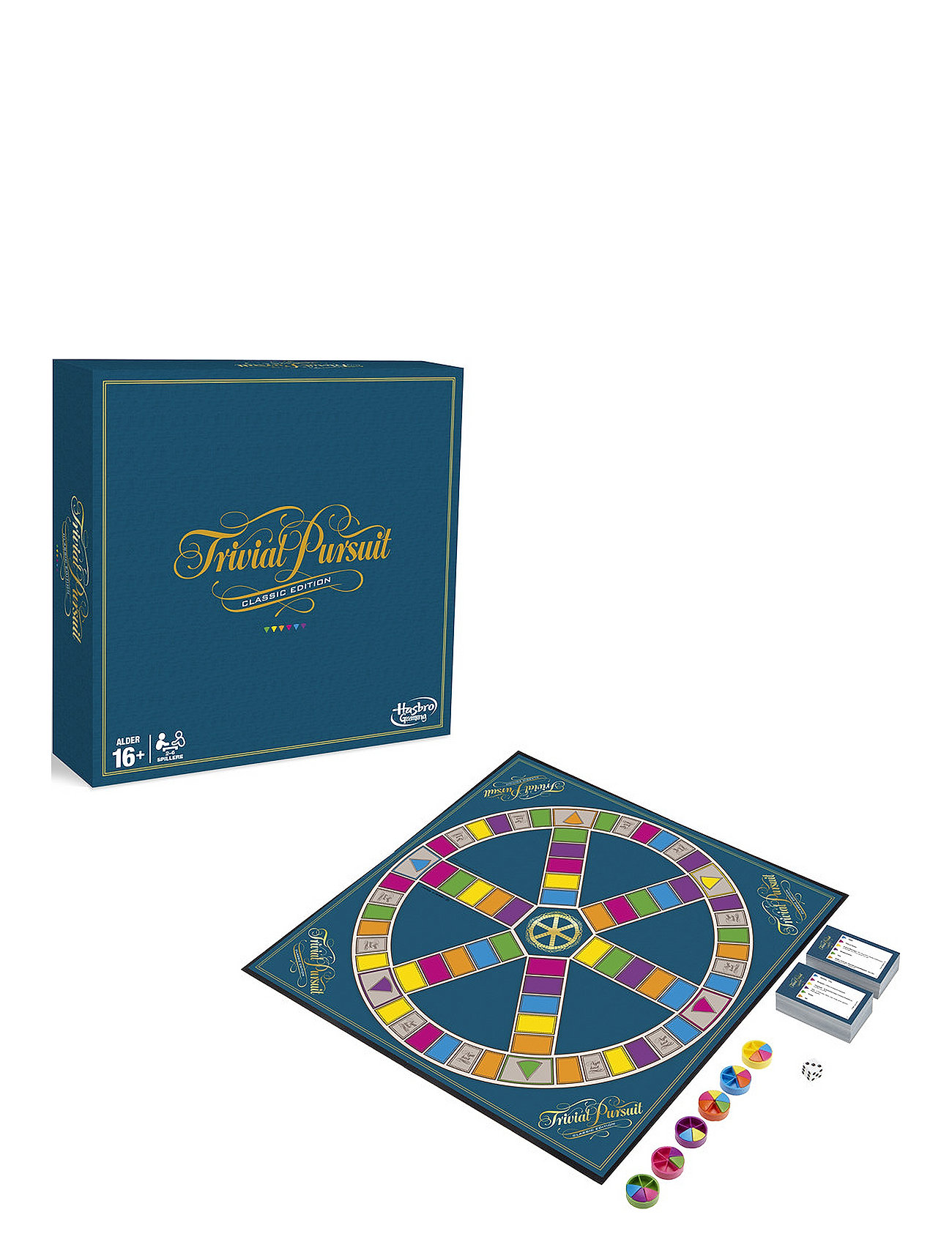 Trivial Pursuit Game: Classic Edition Board Game Educational Toys Puzzles And Games Games Board Games Multi/patterned Hasbro Gaming