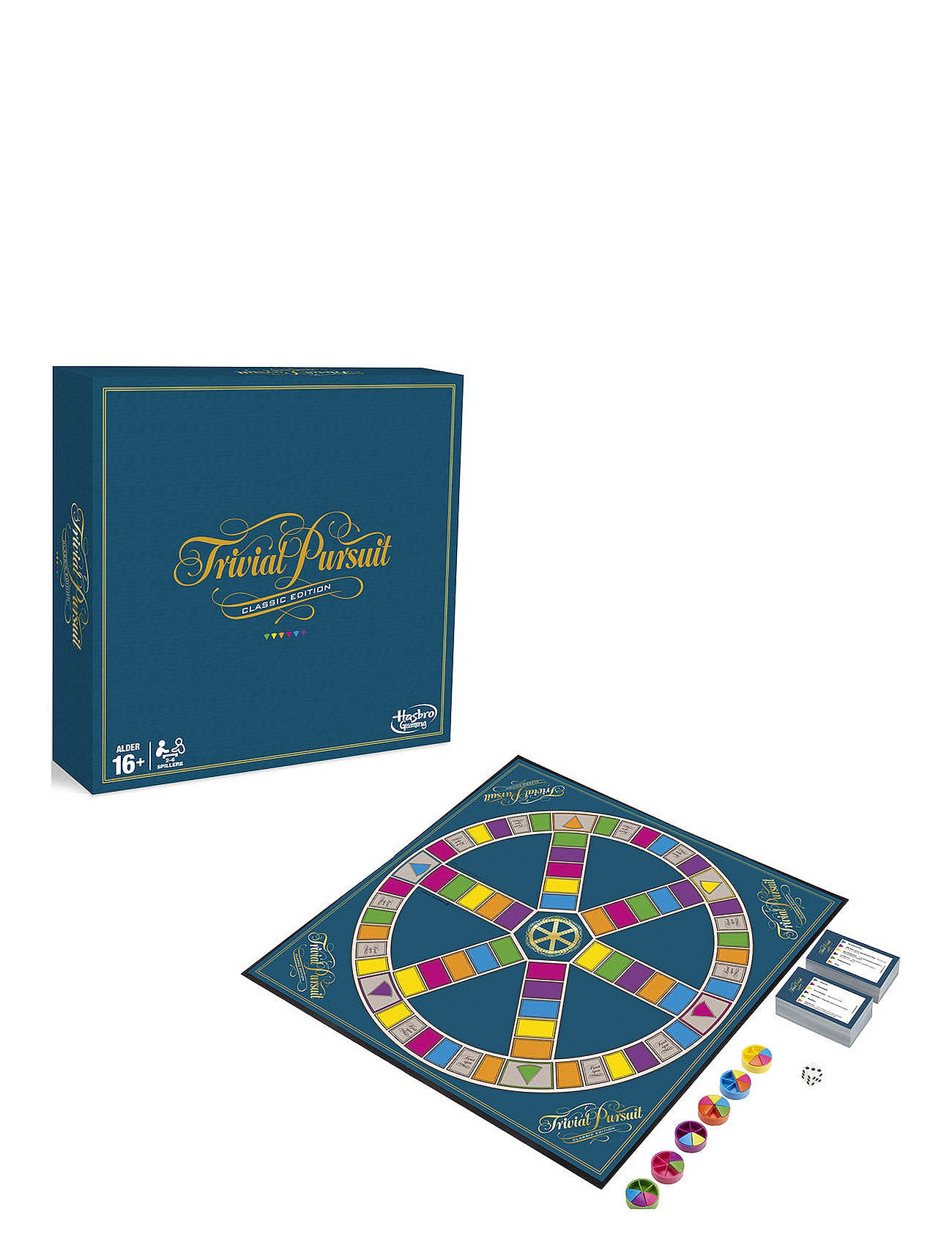 Trivial Pursuit Game: Classic Edition Board Game Educational Toys Puzzles And Games Games Board Games Multi/patterned Hasbro Gaming