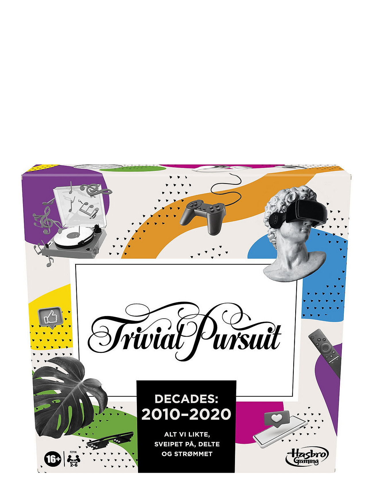 Trivial Pursuit Decades 2010 To 2020 Board Game Trivia Toys Puzzles And Games Games Board Games Multi/patterned Hasbro Gaming
