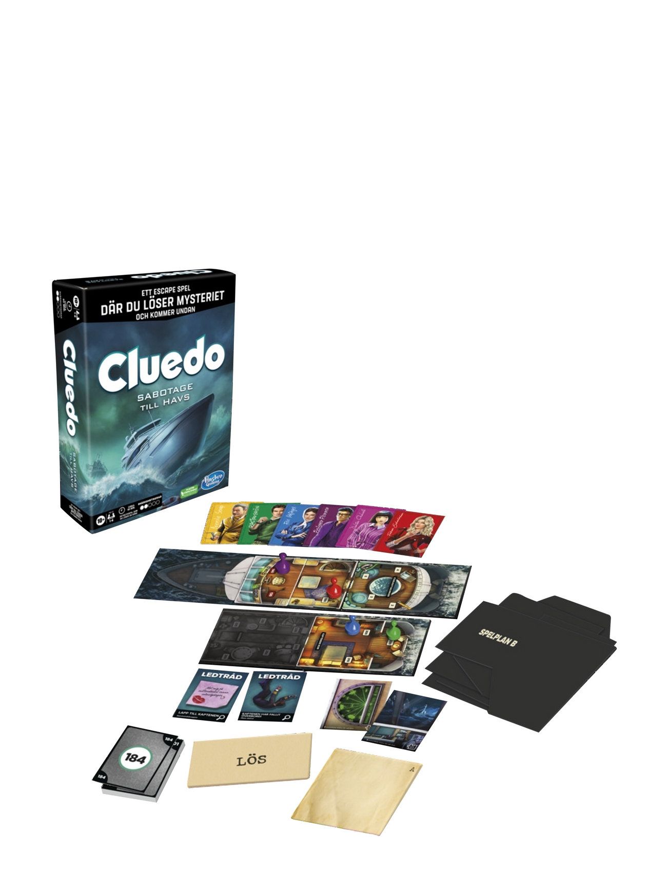 Cluedo Sabotage On The High Seas Toys Puzzles And Games Games Board Games Multi/patterned Hasbro Gaming