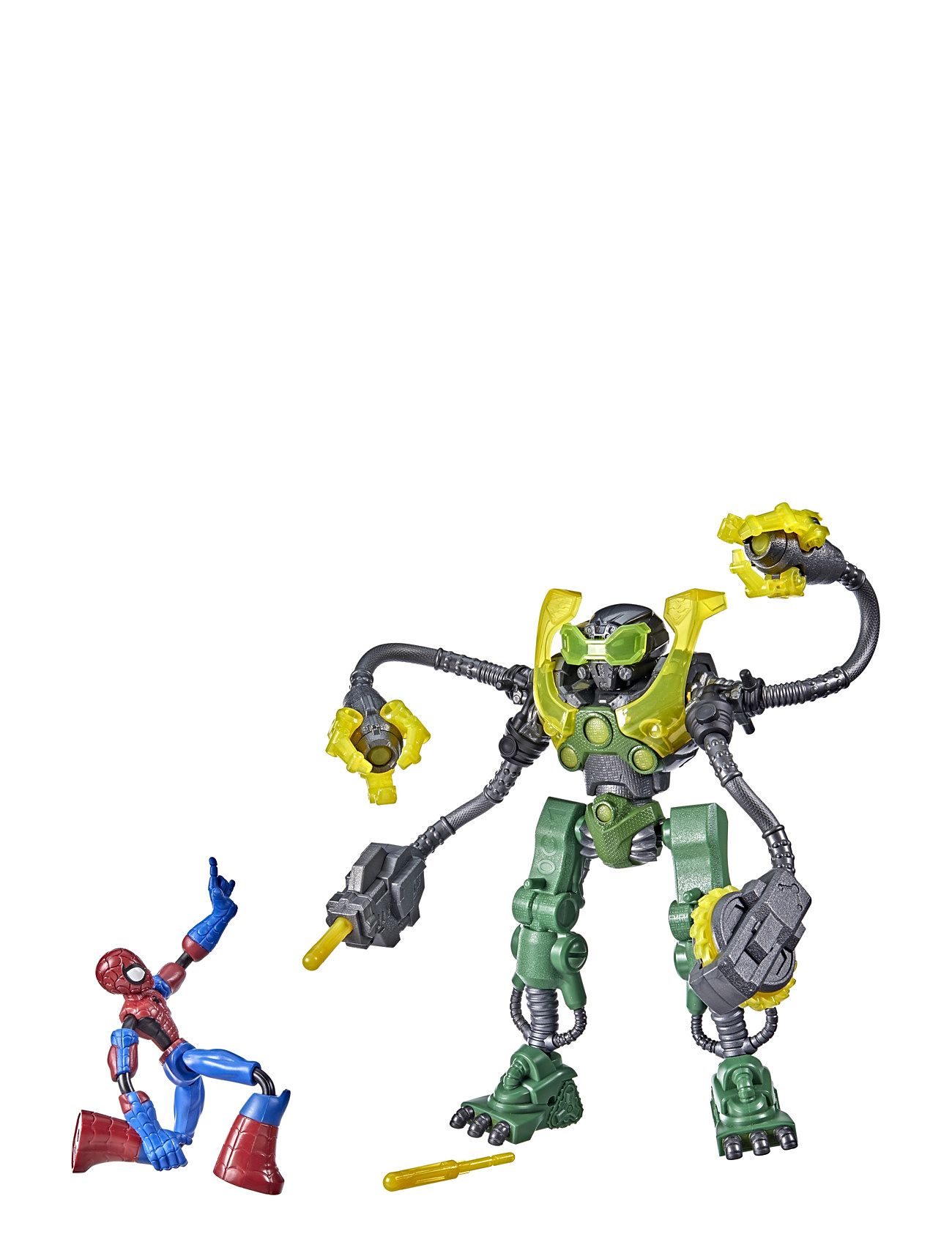 Spider-Man Bend And Flex Spider-Man Vs. Ock-Bot Toys Playsets & Action Figures Action Figures Multi/patterned Marvel
