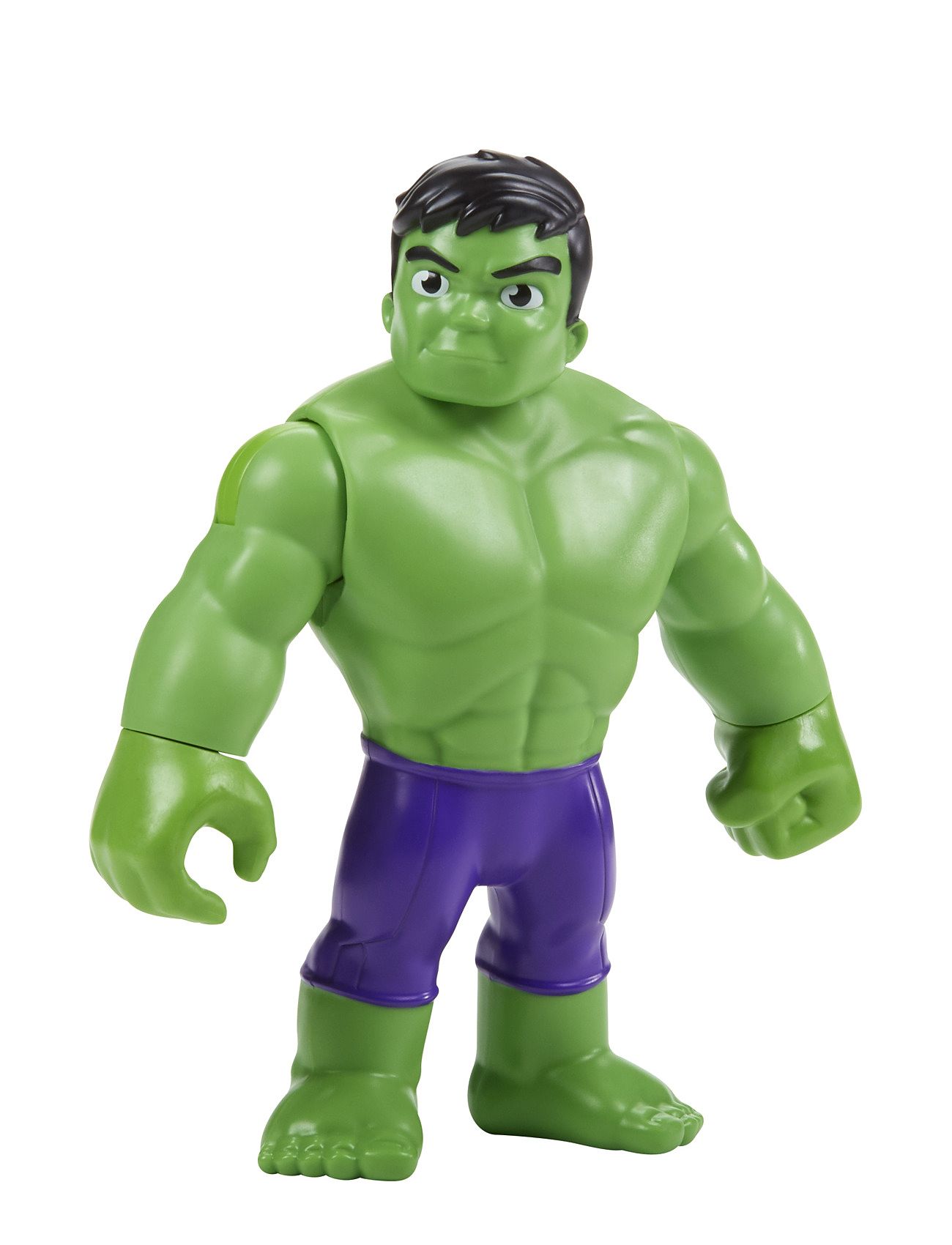 Marvel Spidey And His Amazing Friends Super D Hulk Action Figure, Preschool Toy, Age 3 And Up Toys Playsets & Action Figures Action Figures Multi/patterned Marvel