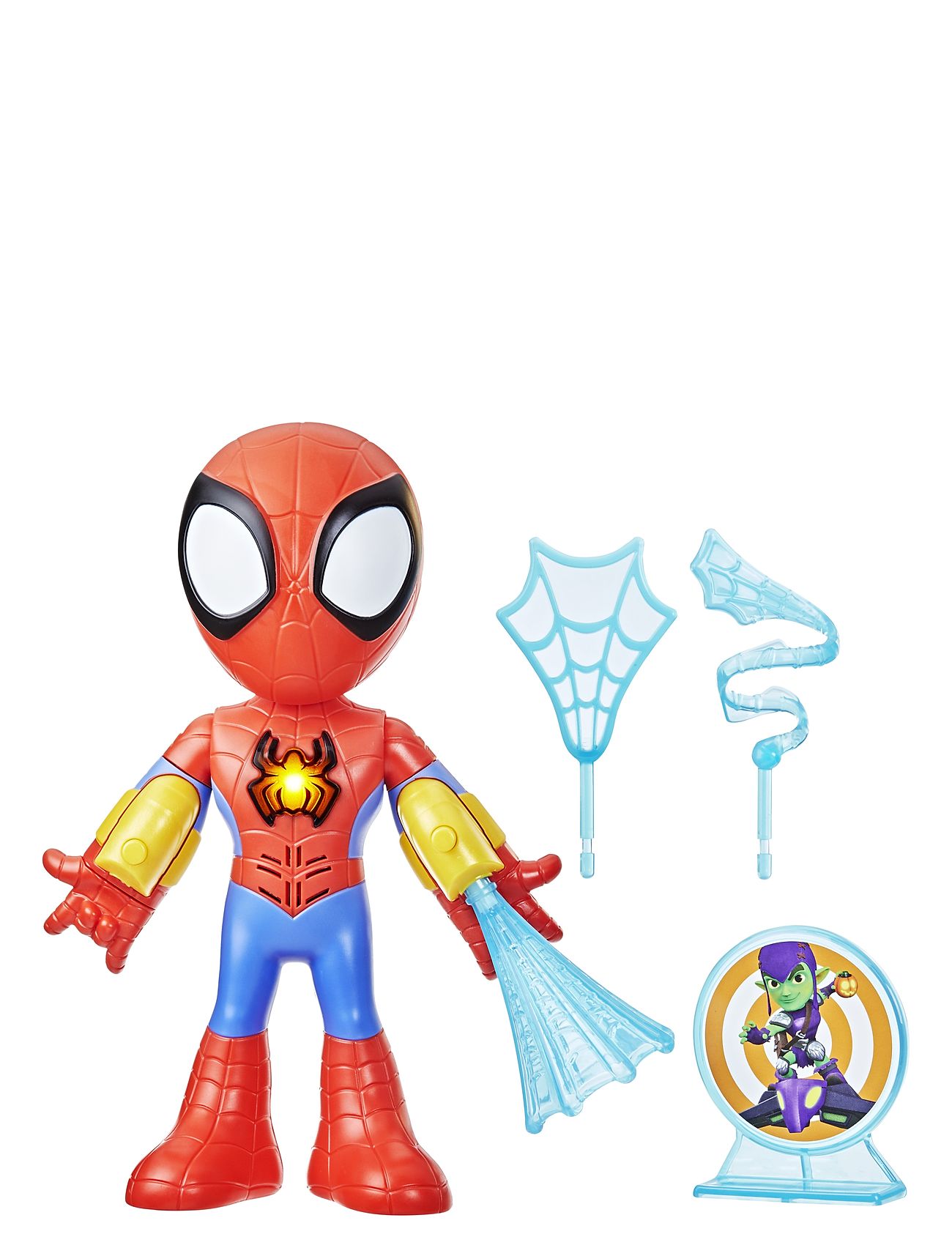 Marvel Spidey And His Amazing Friends Electronic Suit Up Spidey Toys Playsets & Action Figures Action Figures Multi/patterned Marvel