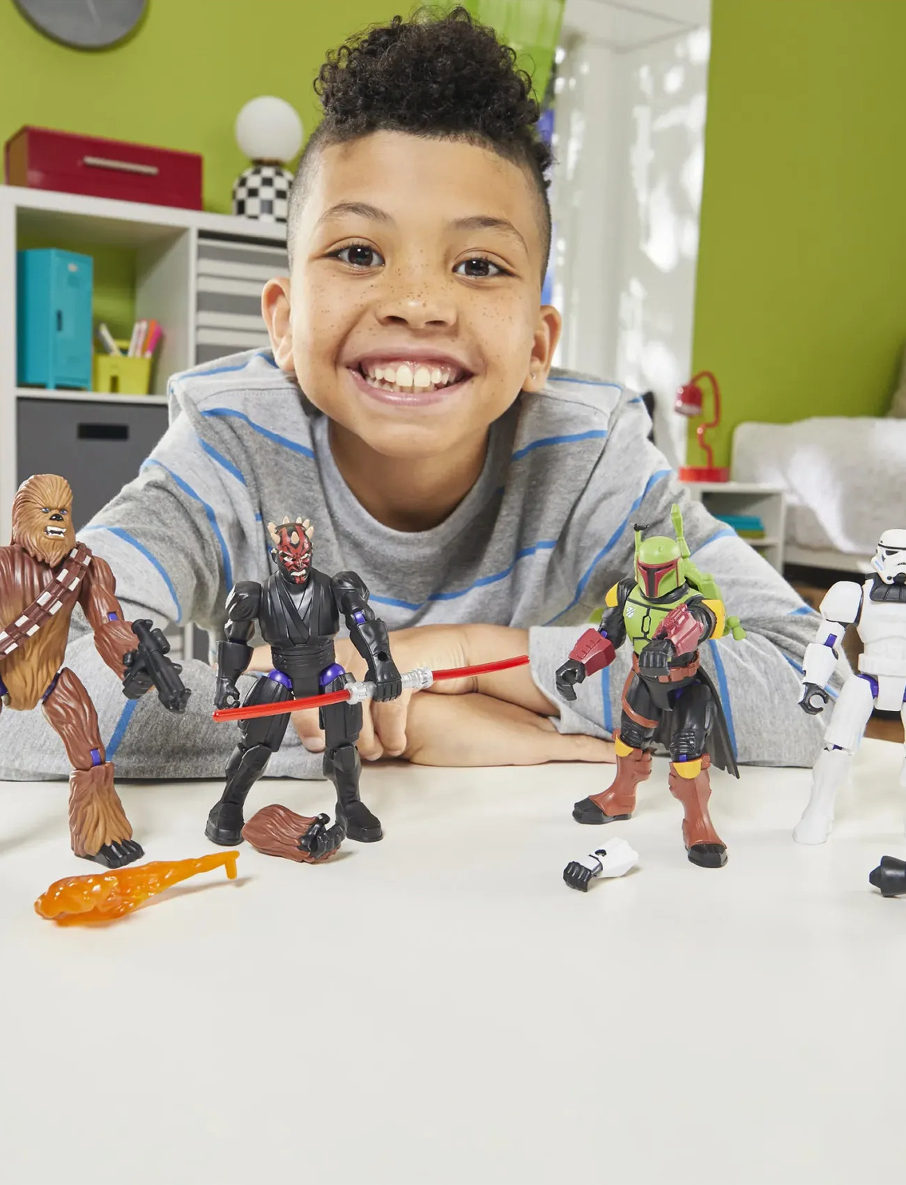 Star Wars Mixmashers Star Wars The Mandalorian Och Grogu, One Size, Multi/patterned, Legesæt Og Actionfigurer > Film- Og Eventyrfigurer, Børn