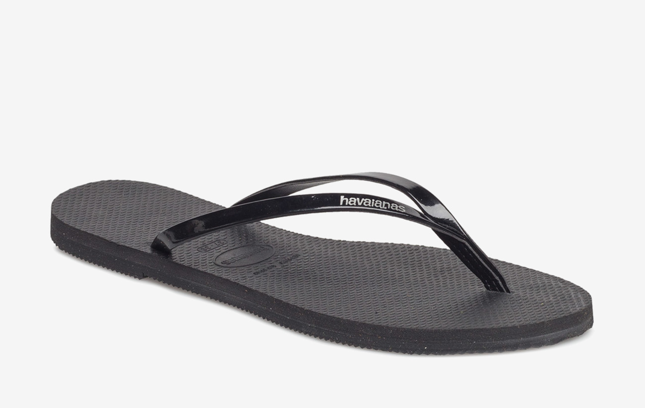 havaianas you metallic black