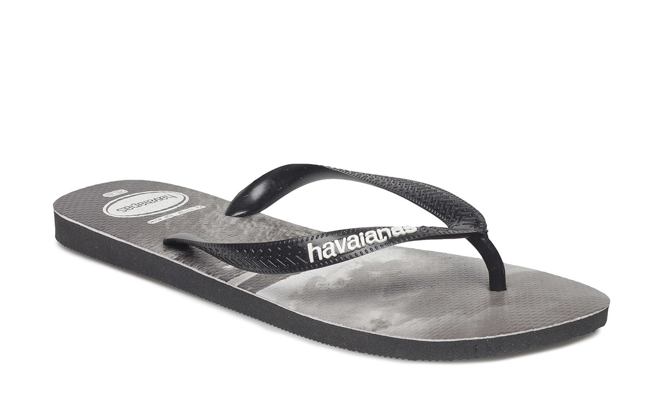 Caoutchouc 100 Black Havaianas Hav white Top Photoprint 0133 qStnY0x