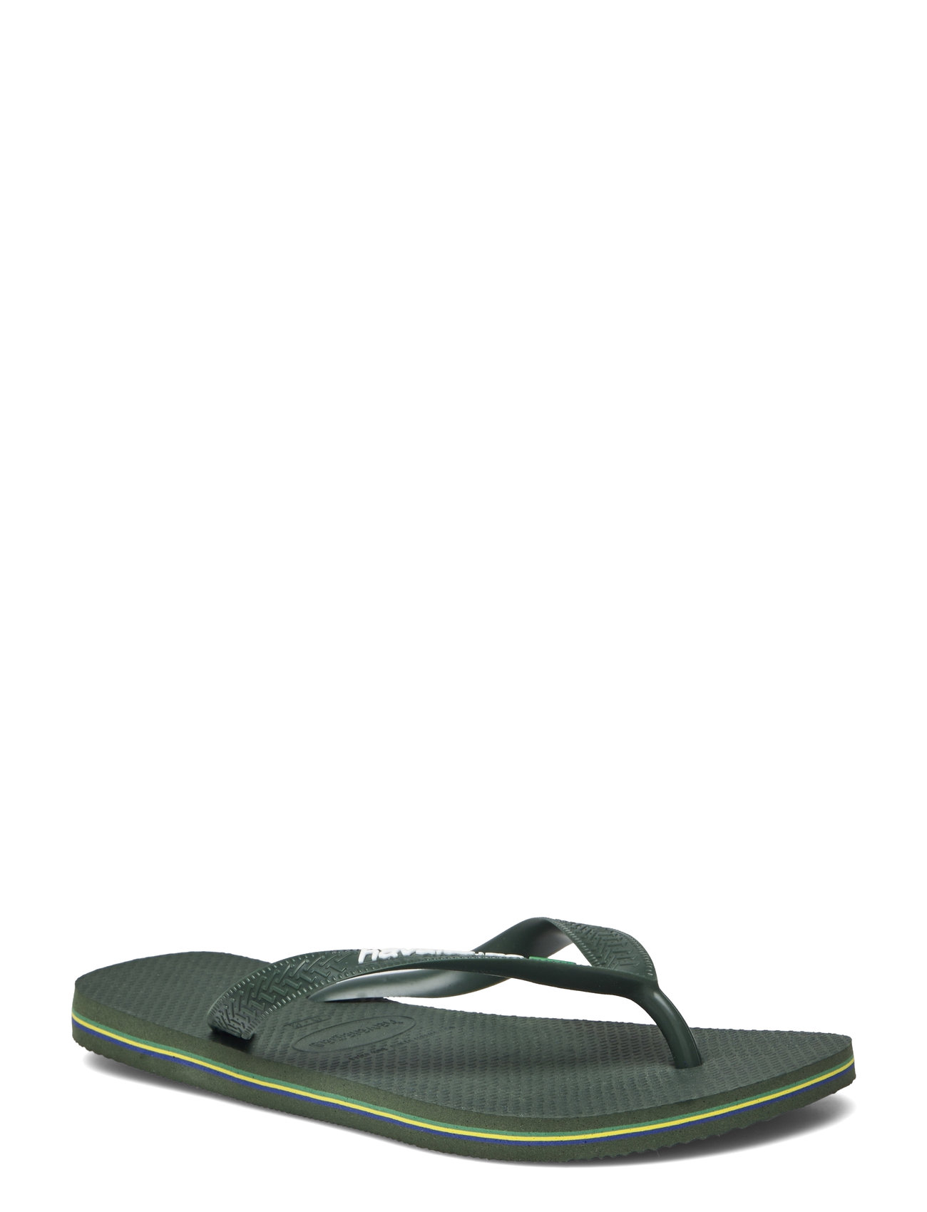 Havaianas Hav. Brasil Logo, 35-36, Khaki green, Sandaler > Flip Flops, Dame