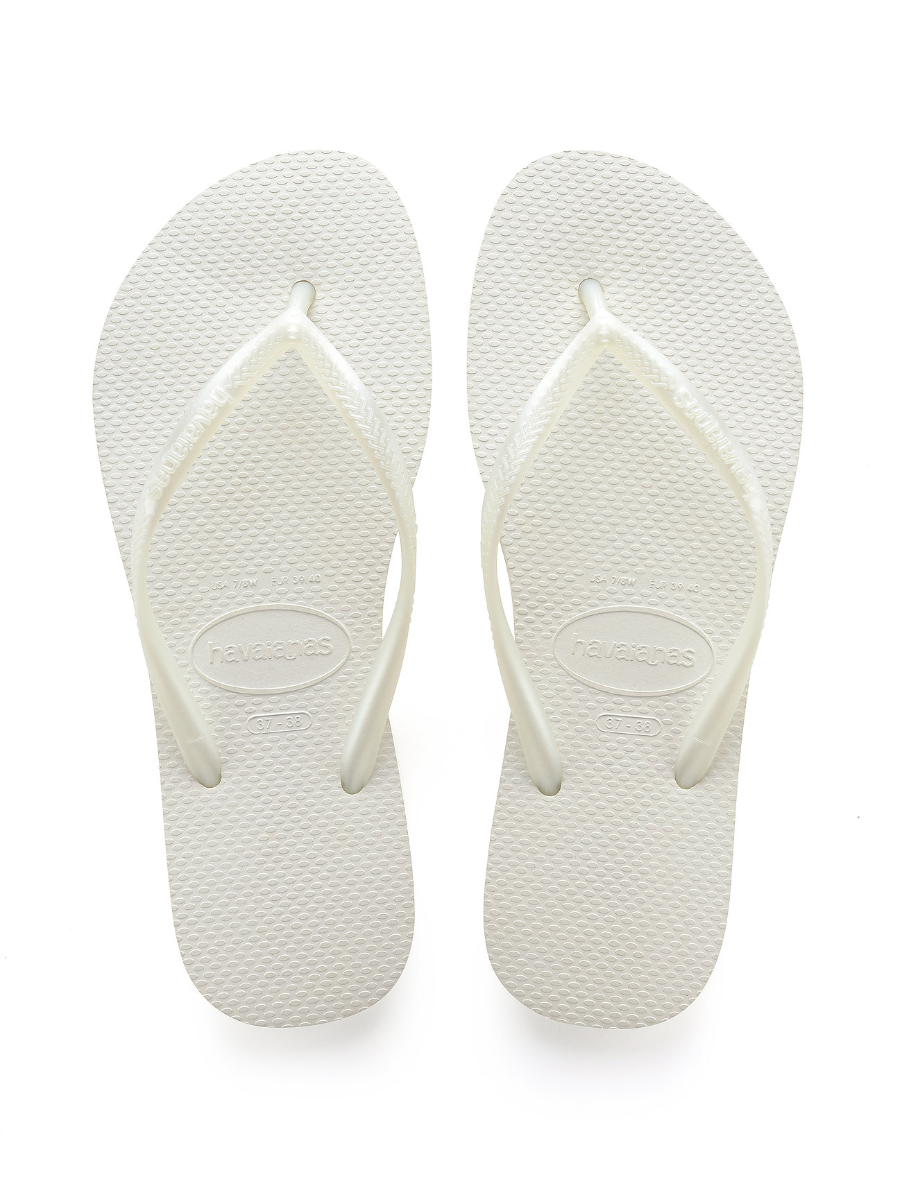 Havaianas Hav. Slim, 41-42, White, Sandaler > Flip Flops, Dame