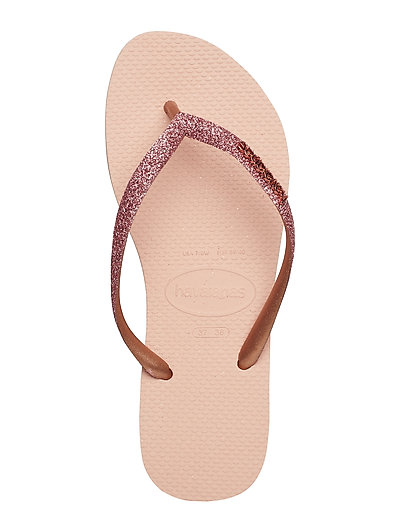 havaianas glitter rose