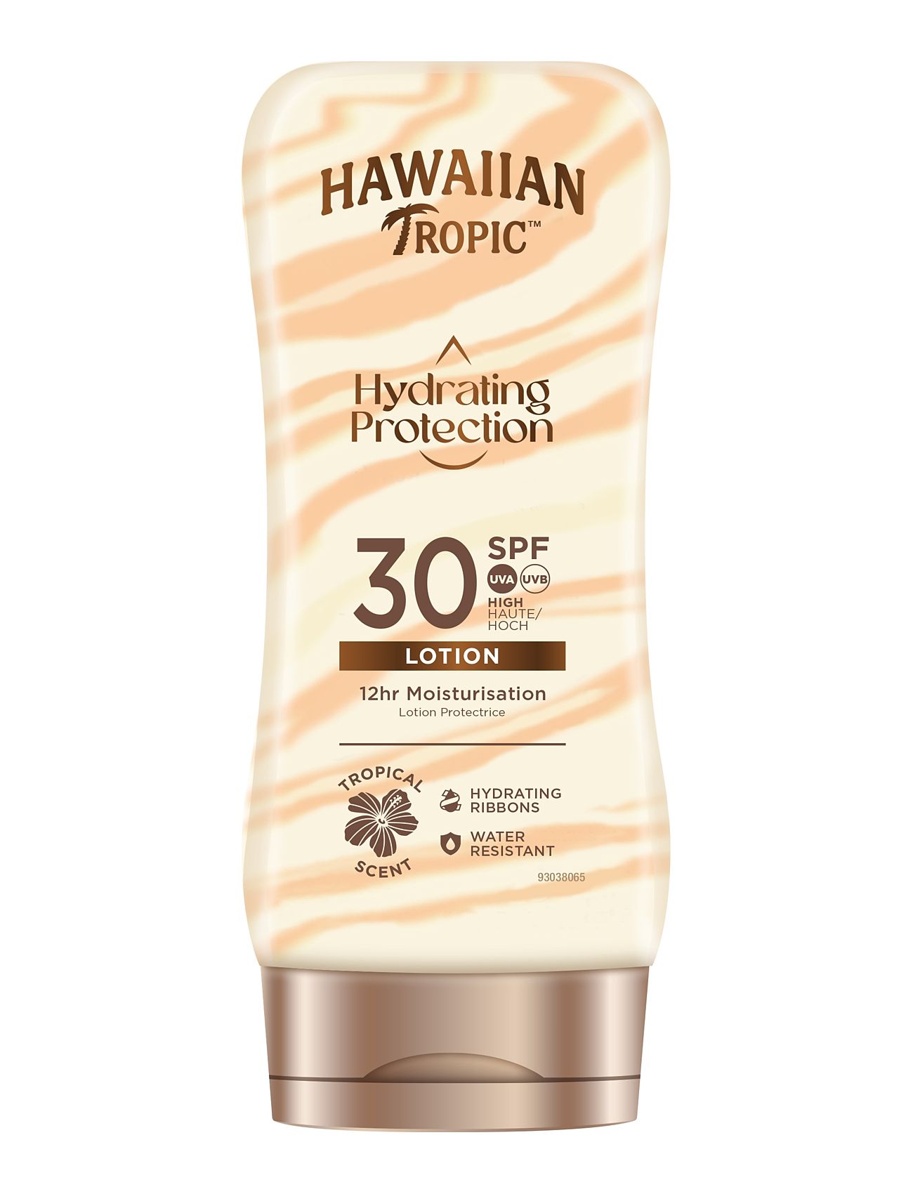 Hydrating Protection Lotion Spf30 180 Ml Solcreme Krop Nude Hawaiian Tropic