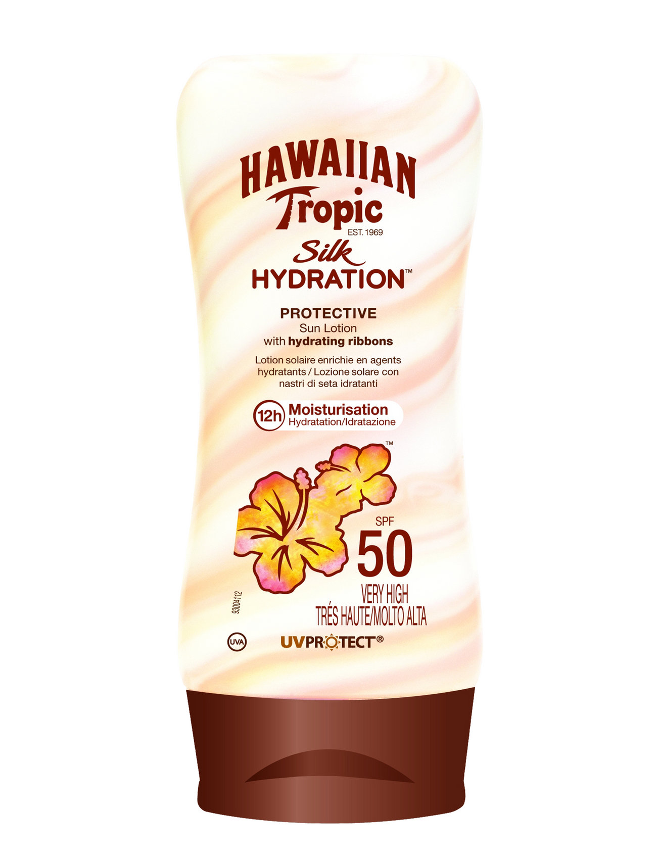 Silk Hydration Lotion Spf50 180 Ml Solkräm Kropp Nude Hawaiian Tropic