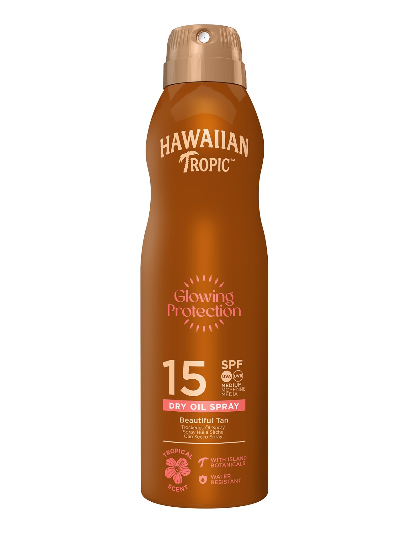 Dry Oil Argan C-Spray Spf 15 177 Ml Solkräm Kropp Nude Hawaiian Tropic