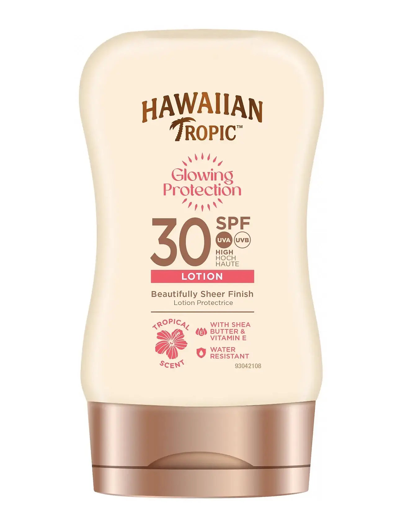 Hawaiian Tropic Glowing Protection Lotion Spf30, 100 ml, Nude, Solpleje > Krop, Dame