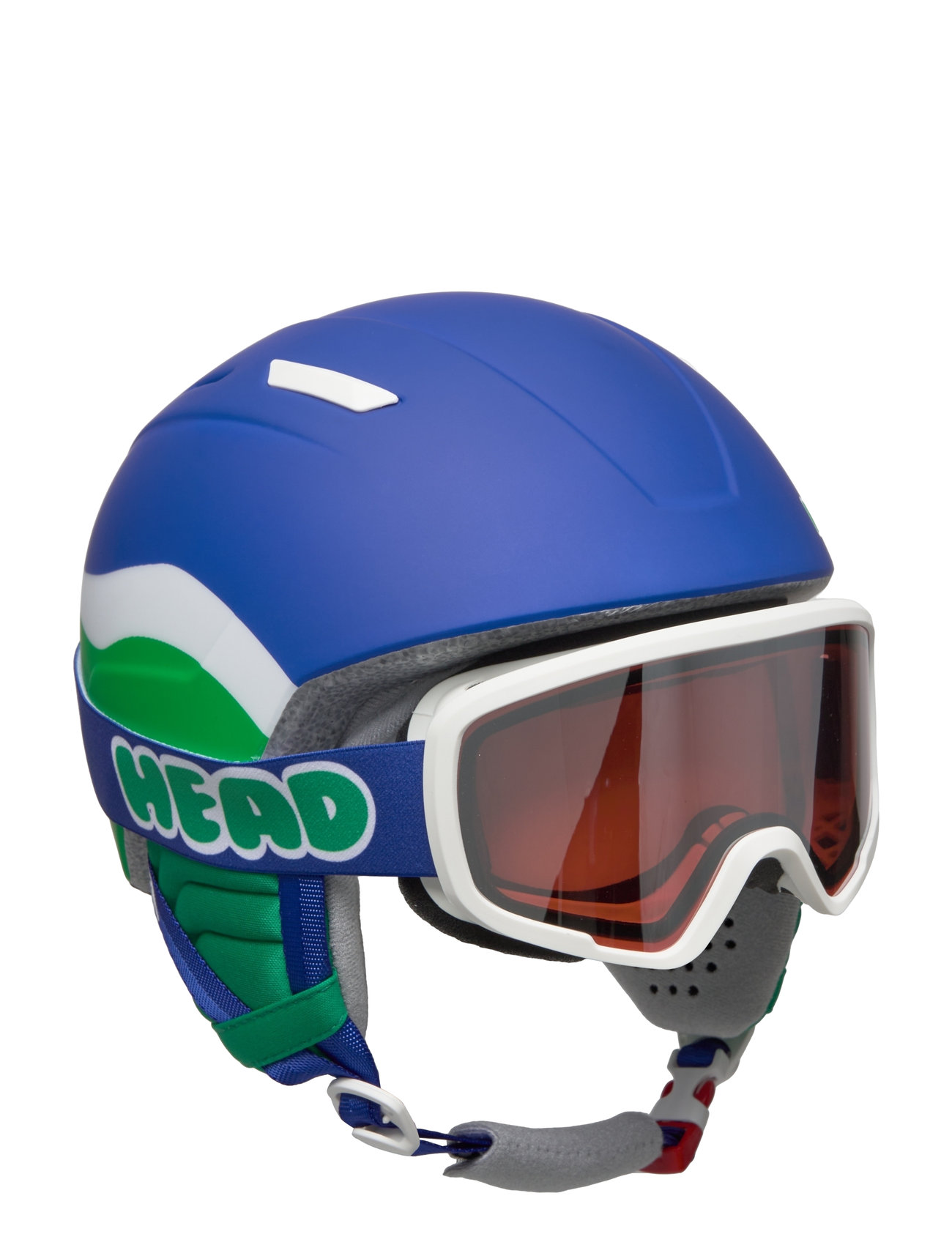 Head Mojo Junior Helmtes & Goggle Set Blå