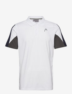 CLUB 22 Tech Polo Shirt M - polo's - white/darkblue