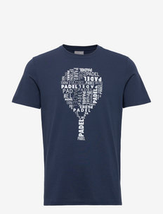 PADEL TYPO T-ShirtMen - t-shirts - darkblue