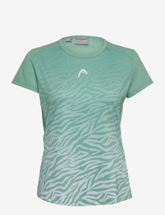 TIE-BREAK T-Shirt Women - sportstopper - nile green/print vision w