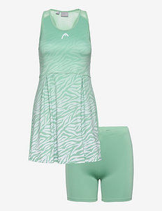 SPIRIT Dress Women - sportskjoler - nile green/print vision w
