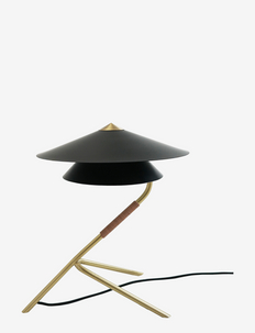 Meconopsis Table Lamp - lampy na biurko i stół - brass, black