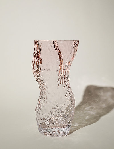 Ostrea Rock Glass Vase - Pale pink - födelsedag - pale pink