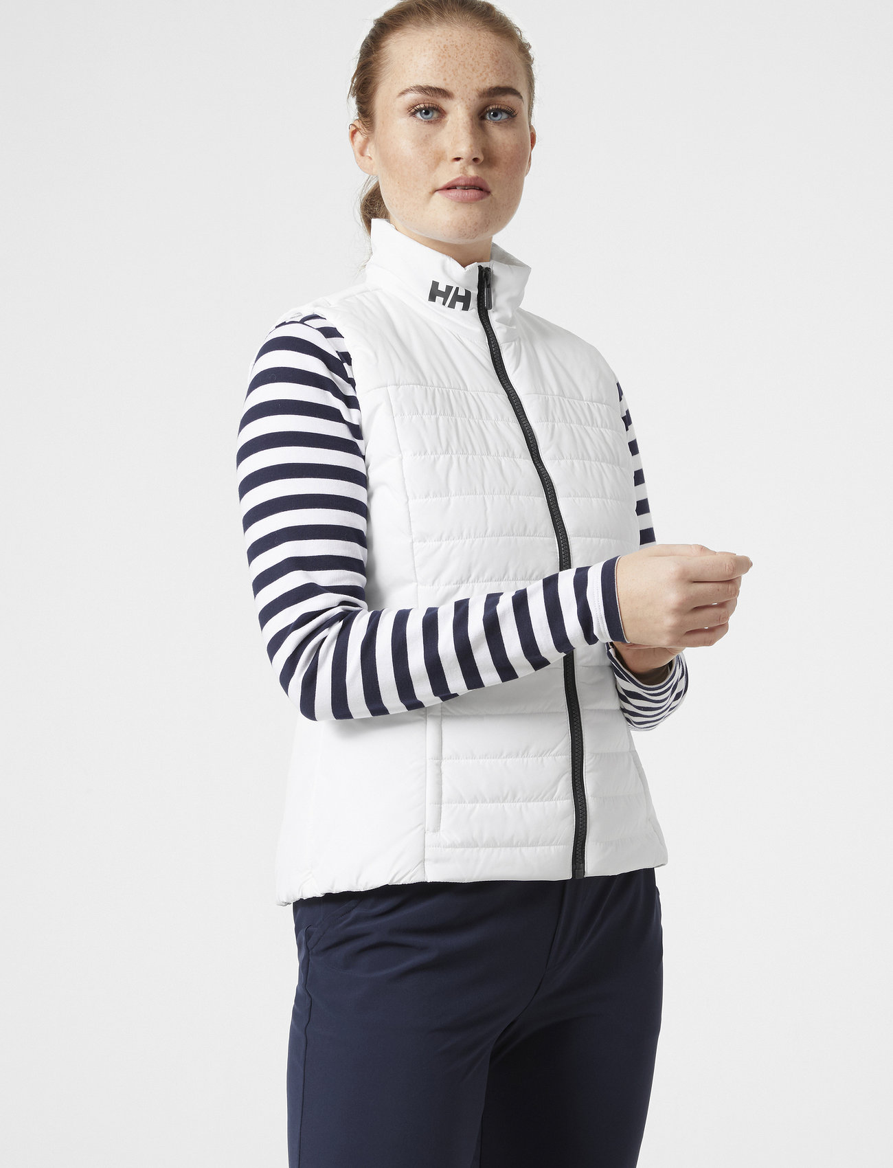 Helly Hansen W Crew Insulator Vest 2.0, M, White, Sport > Vatterede Veste, Dame