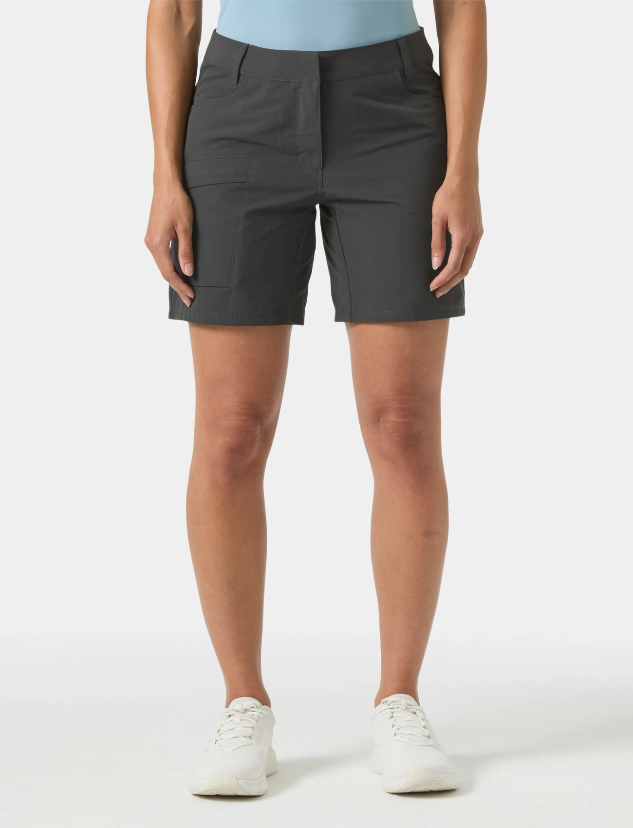 Helly Hansen W Qd Cargo Shorts, 32, Grey, Sport Shorts > Sport Outdoor Shorts, Dame