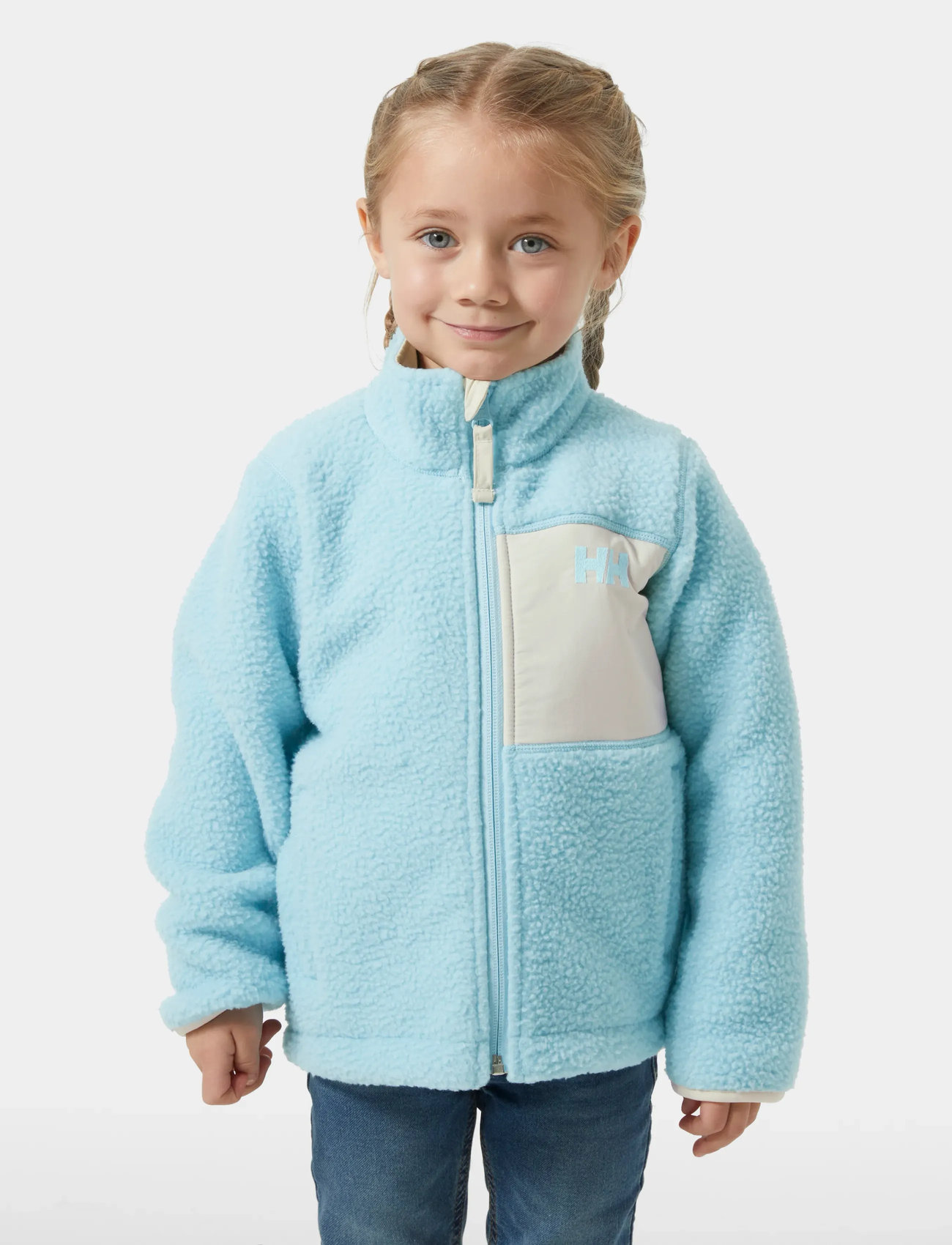 Helly Hansen K Champ Pile Jacket 2.0, 92, Blue, Yderbeklædning Af Fleece > Fleecejakker, Børn